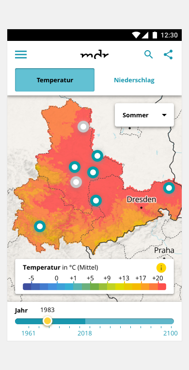 Climate Map Screen 1