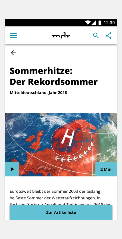 Climate Map Screen 6