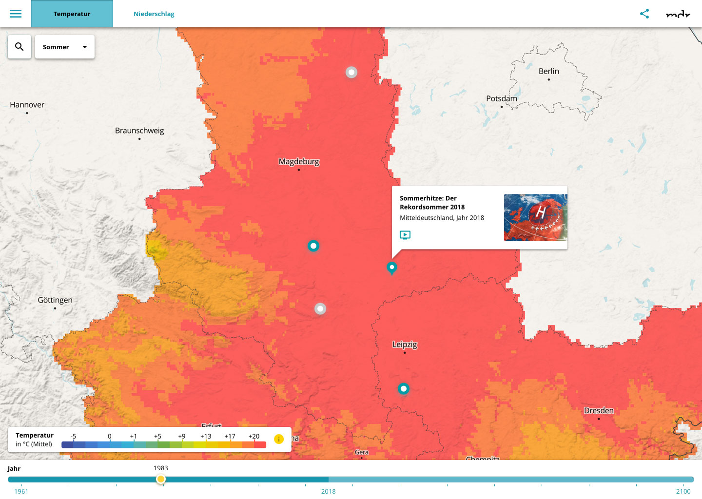 Climate Map Screen 9